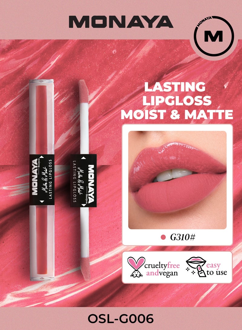 Monaya G006 Matte & Moist Lip Gloss – Long-Lasting, Velvet Matte Finish, Moisturizing, Non-Drying, Lip Care, Cruelty-Free Makeup - Image 1